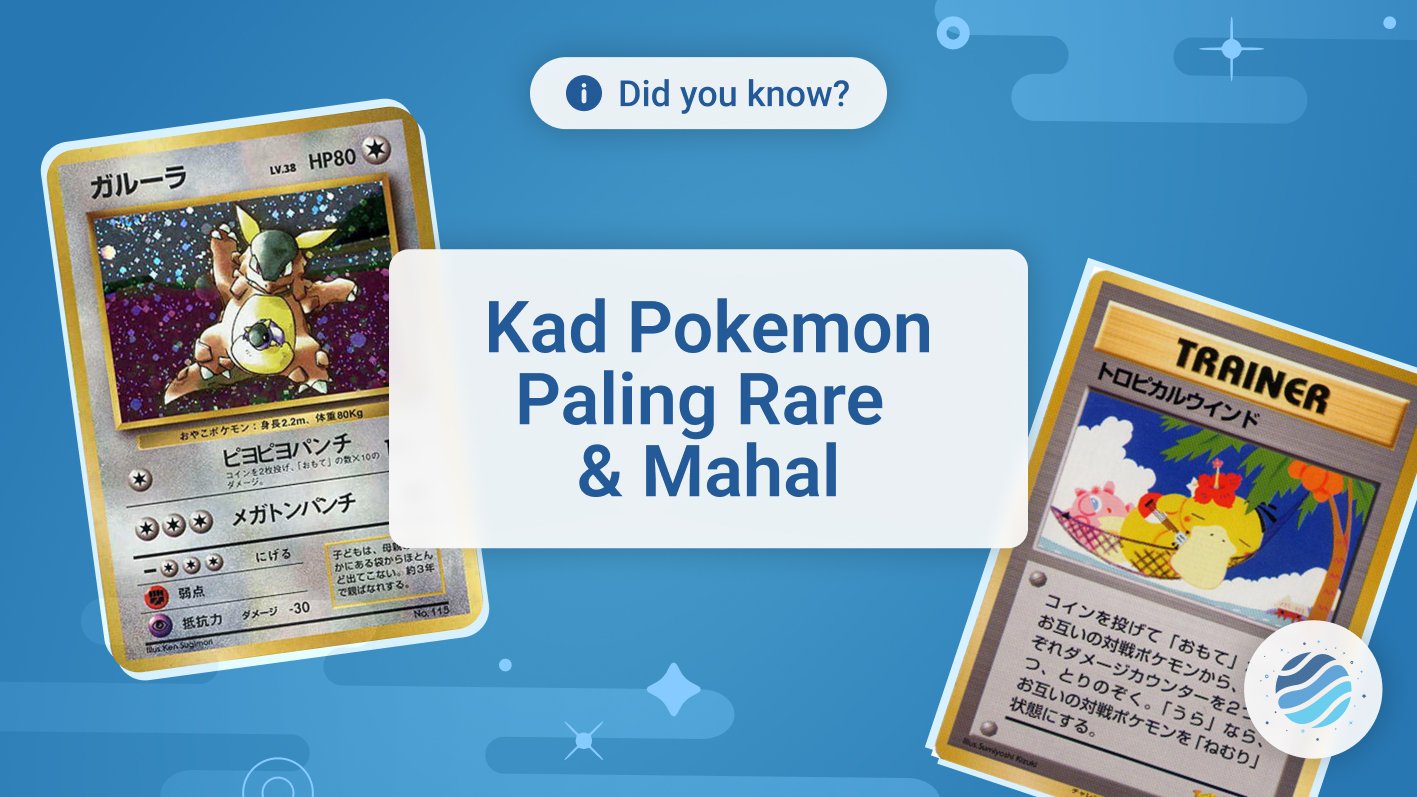 kad pokemon paling rare